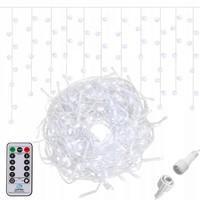 Гірлянда бахрома вулична (зовнішня) Springos 12 м 300 LED Pilot CL304 Cold White