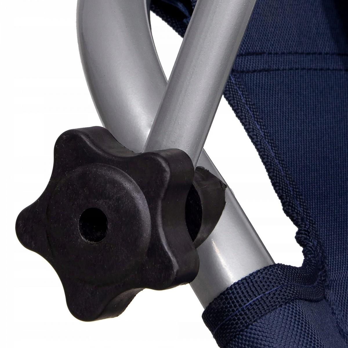 Шезлонг (лежак) для пляжу, тераси і саду з колесами і навісом Springos GC0044