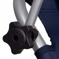 Шезлонг (лежак) для пляжу, тераси і саду з колесами і навісом Springos GC0044