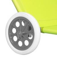 Шезлонг (лежак) для пляжу, тераси і саду з колесами і навісом Springos GC0043