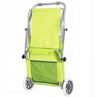 Шезлонг (лежак) для пляжу, тераси і саду з колесами і навісом Springos GC0043