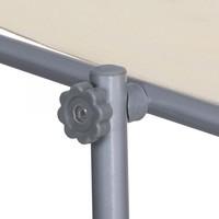 Шезлонг (лежак) для пляжу, тераси і саду з колесами і навісом Springos GC0041