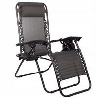 Шезлонг (крісло-лежак) для пляжу, тераси і саду Springos Zero Gravity GC0001