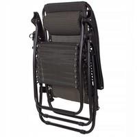 Шезлонг (крісло-лежак) для пляжу, тераси і саду Springos Zero Gravity GC0001