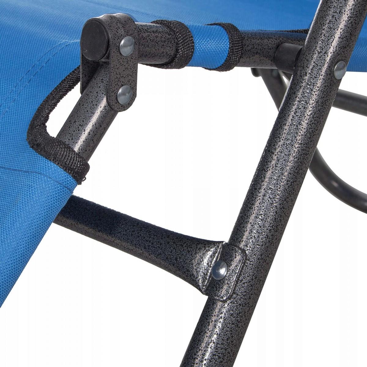 Шезлонг (крісло-лежак) для пляжу, тераси і саду Springos Zero Gravity GC0004