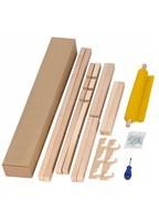 Шезлонг (крісло-лежак) дерев'яний для пляжу, тераси і саду Springos DC0001 YL