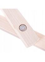 Шезлонг (крісло-лежак) дерев'яний для пляжу, тераси і саду Springos DC0001 YL