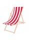 Шезлонг (крісло-лежак) дерев'яний для пляжу, тераси і саду Springos DC0001 WHRD
