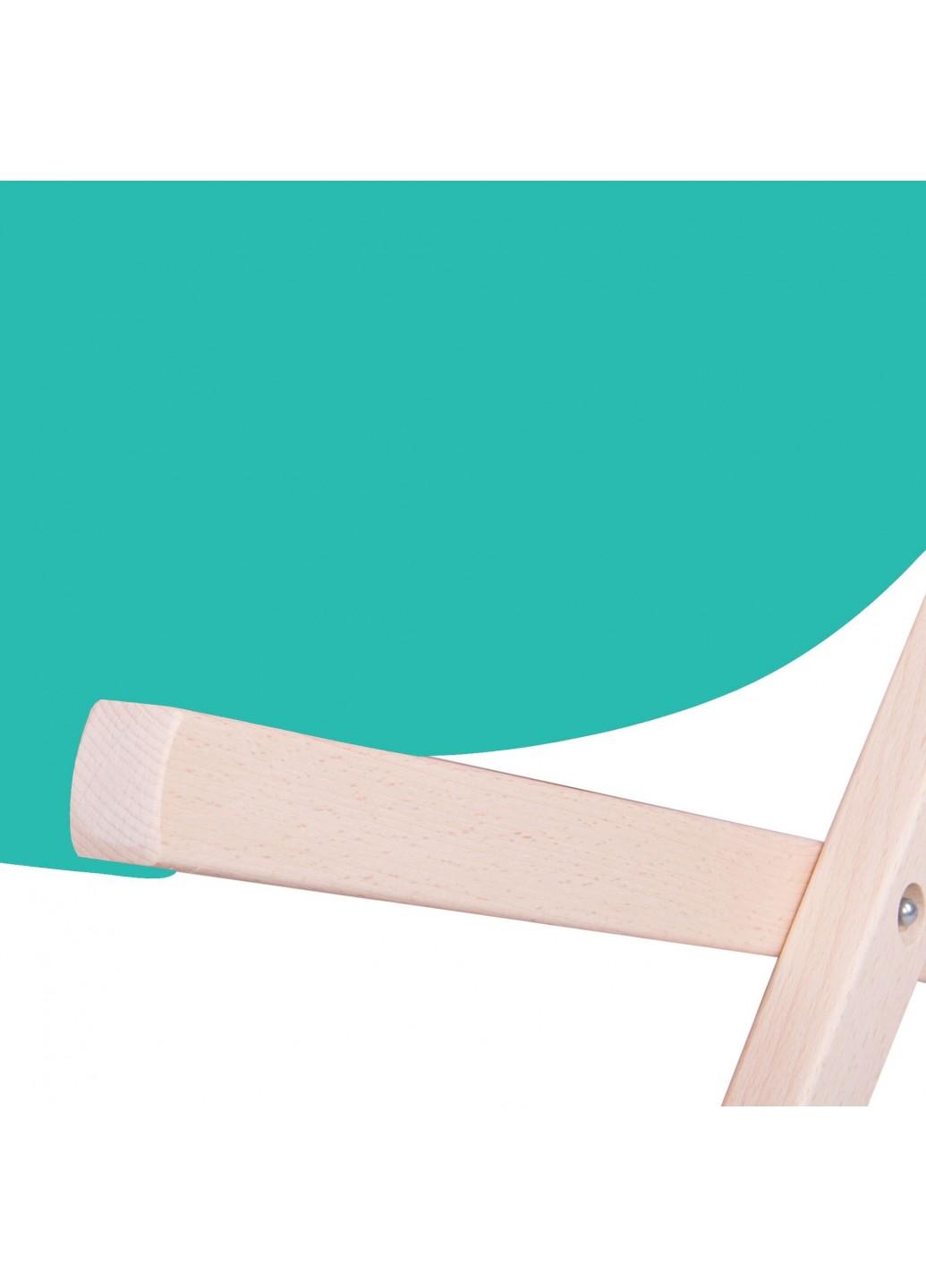 Шезлонг (крісло-лежак) дерев'яний для пляжу, тераси і саду Springos DC0001 TR