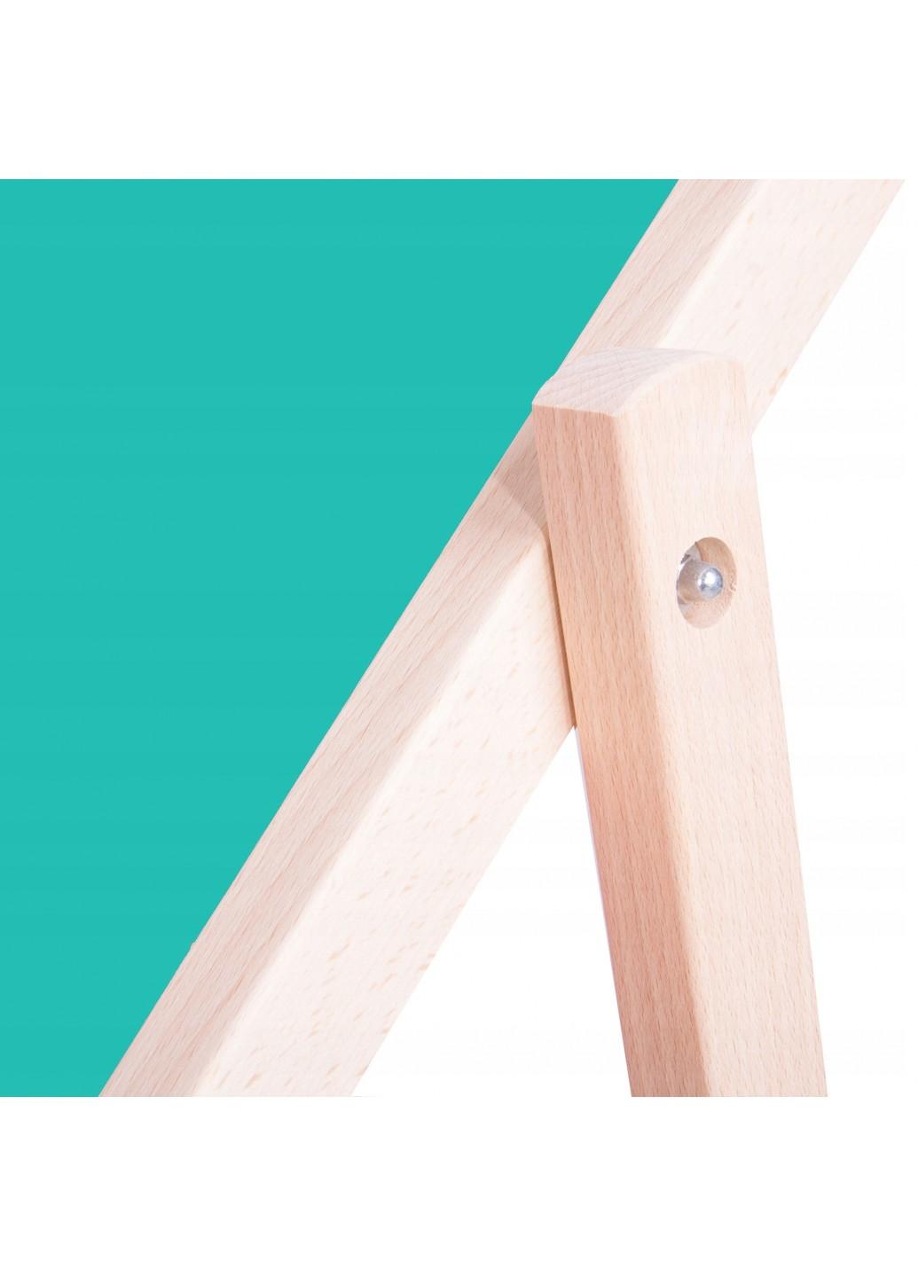 Шезлонг (крісло-лежак) дерев'яний для пляжу, тераси і саду Springos DC0001 TR