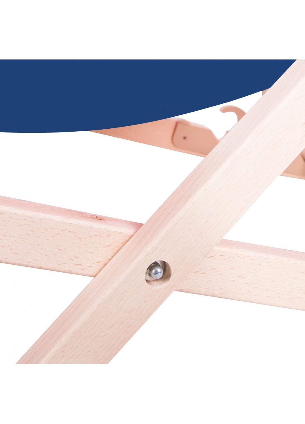 Шезлонг (крісло-лежак) дерев'яний для пляжу, тераси і саду Springos DC0001 NB