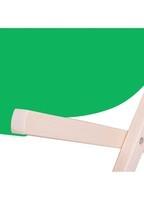 Шезлонг (крісло-лежак) дерев'яний для пляжу, тераси і саду Springos DC0001 GREEN