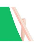 Шезлонг (крісло-лежак) дерев'яний для пляжу, тераси і саду Springos DC0001 GREEN