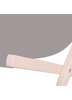 Шезлонг (крісло-лежак) дерев'яний для пляжу, тераси і саду Springos DC0001 GRAY