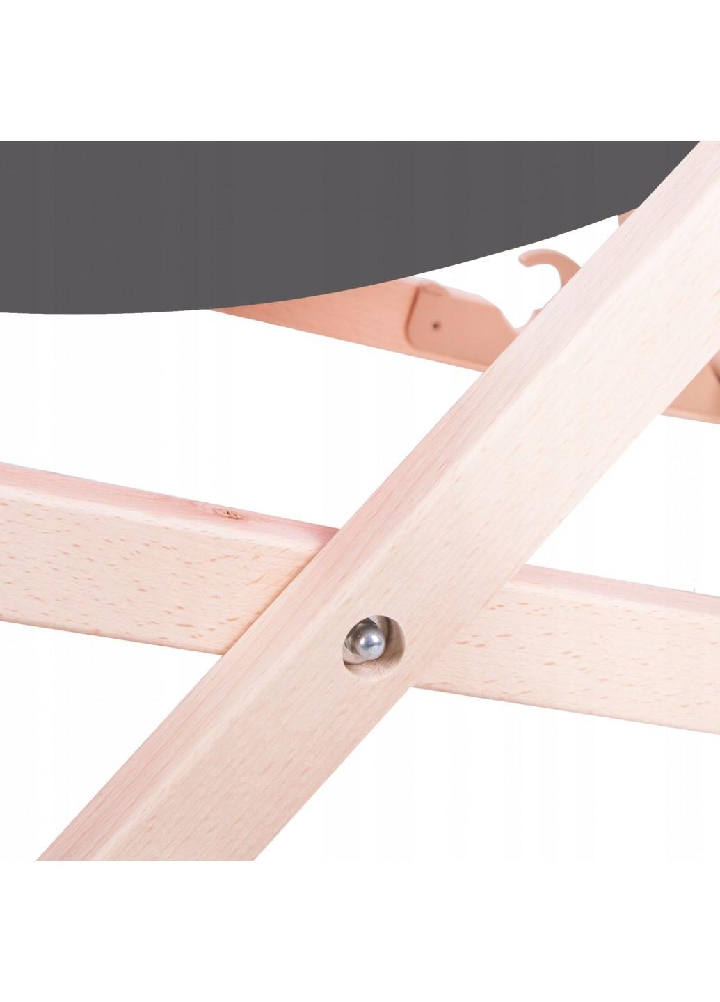 Шезлонг (крісло-лежак) дерев'яний для пляжу, тераси і саду Springos DC0001 GR