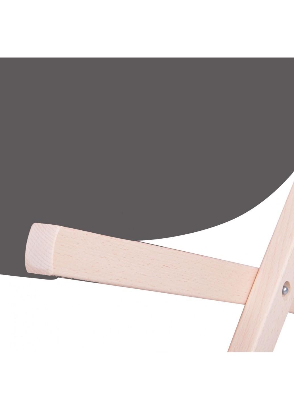 Шезлонг (крісло-лежак) дерев'яний для пляжу, тераси і саду Springos DC0001 GR