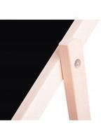 Шезлонг (крісло-лежак) дерев'яний для пляжу, тераси і саду Springos DC0001 BL