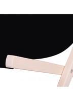 Шезлонг (крісло-лежак) дерев'яний для пляжу, тераси і саду Springos DC0001 BL