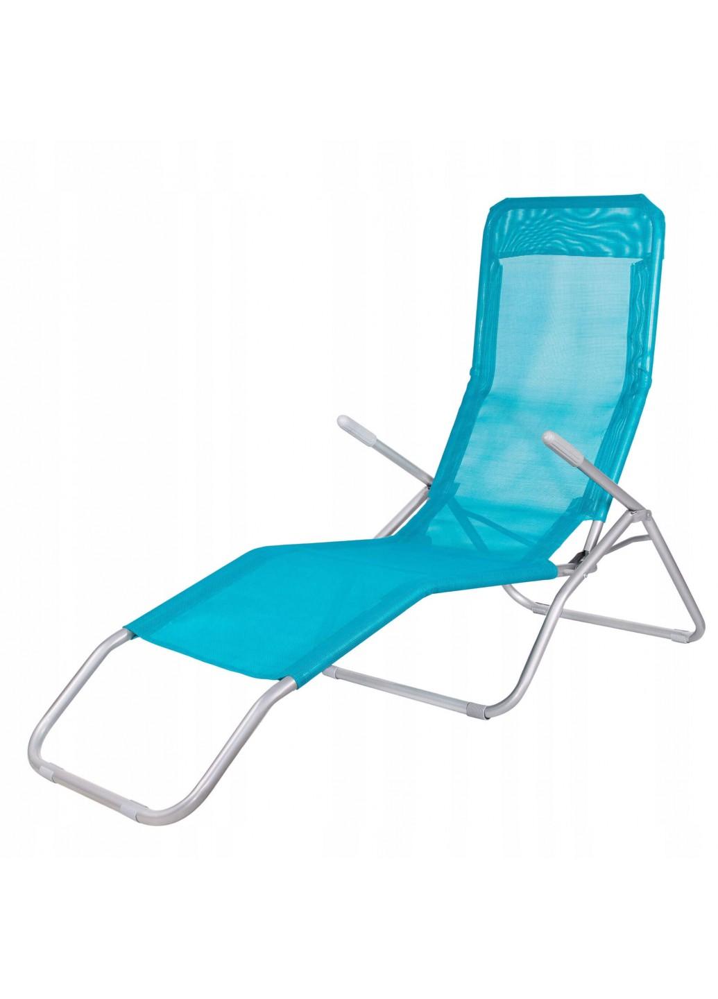 Шезлонг (лежак) для пляжу, тераси і саду Springos GC0046