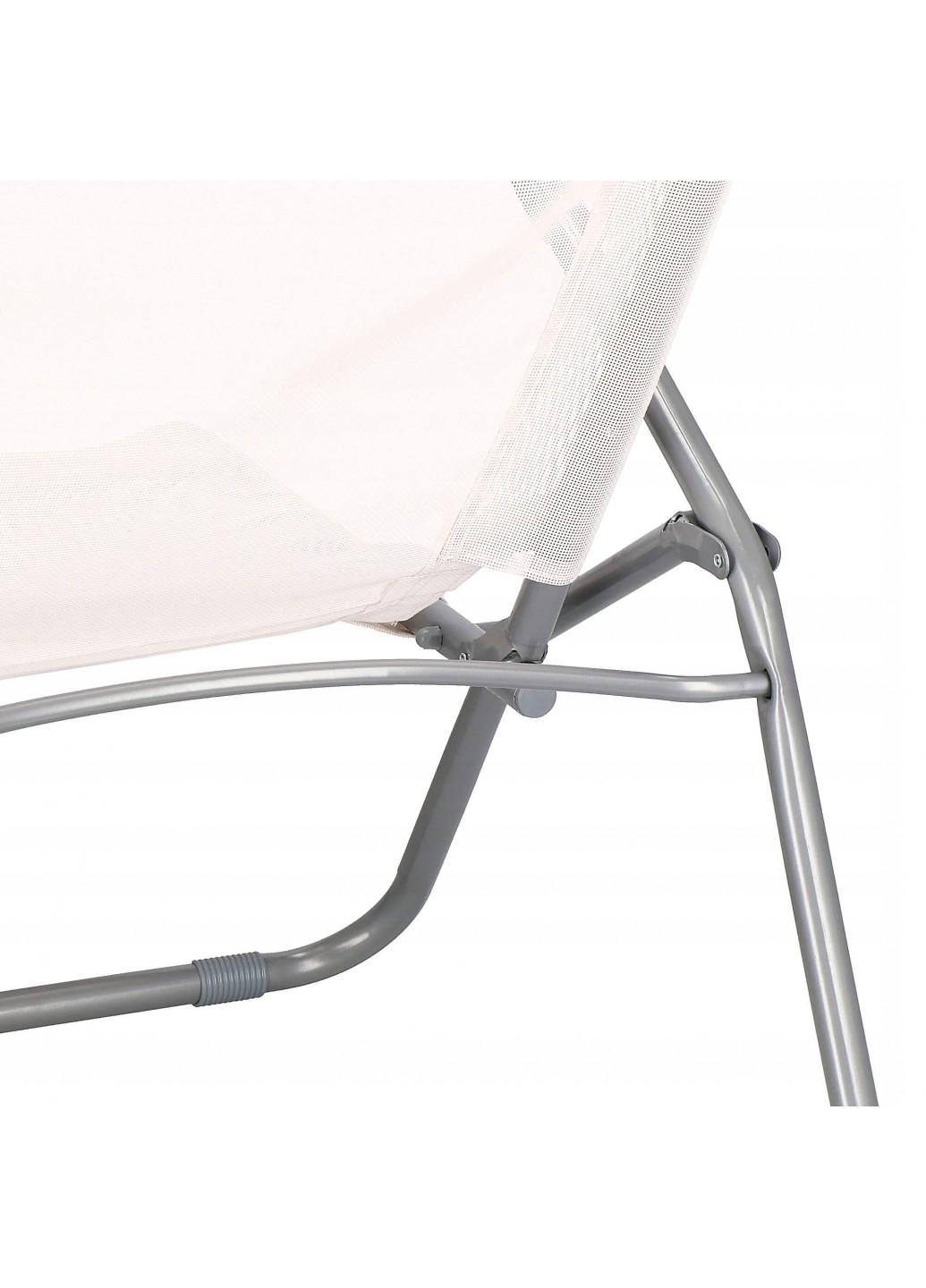 Шезлонг (лежак) для пляжу, тераси і саду Springos GC0032