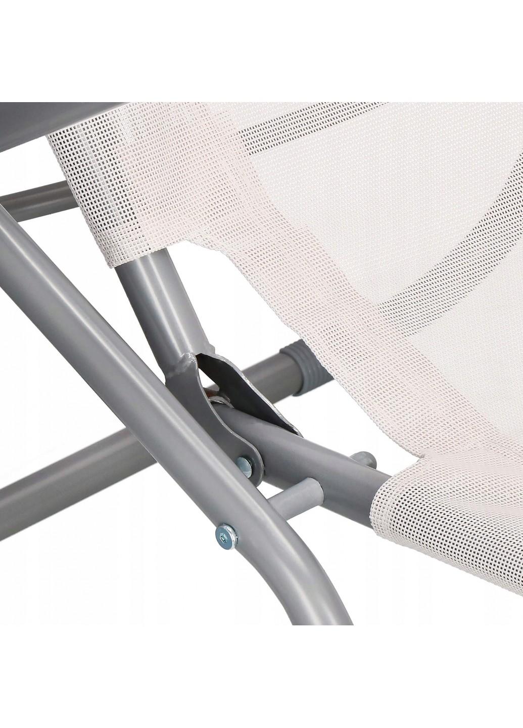 Шезлонг (лежак) для пляжу, тераси і саду Springos GC0032