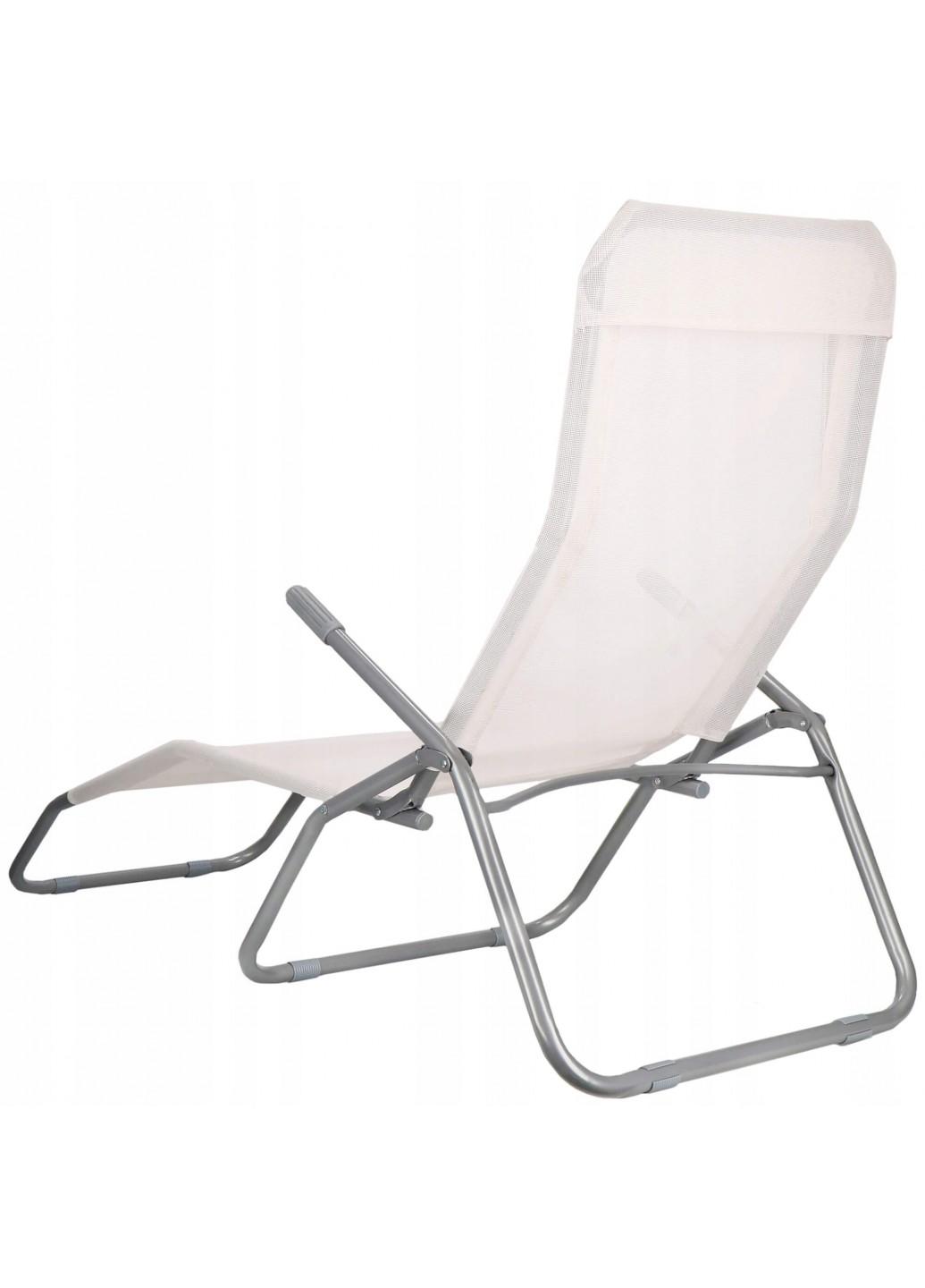 Шезлонг (лежак) для пляжу, тераси і саду Springos GC0032