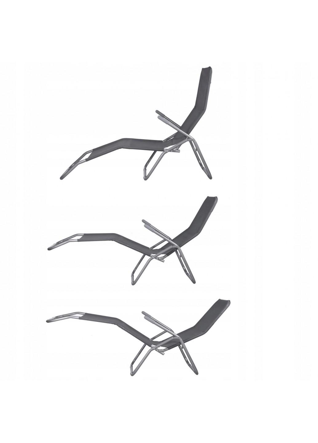 Шезлонг (лежак) для пляжу, тераси і саду Springos GC0016