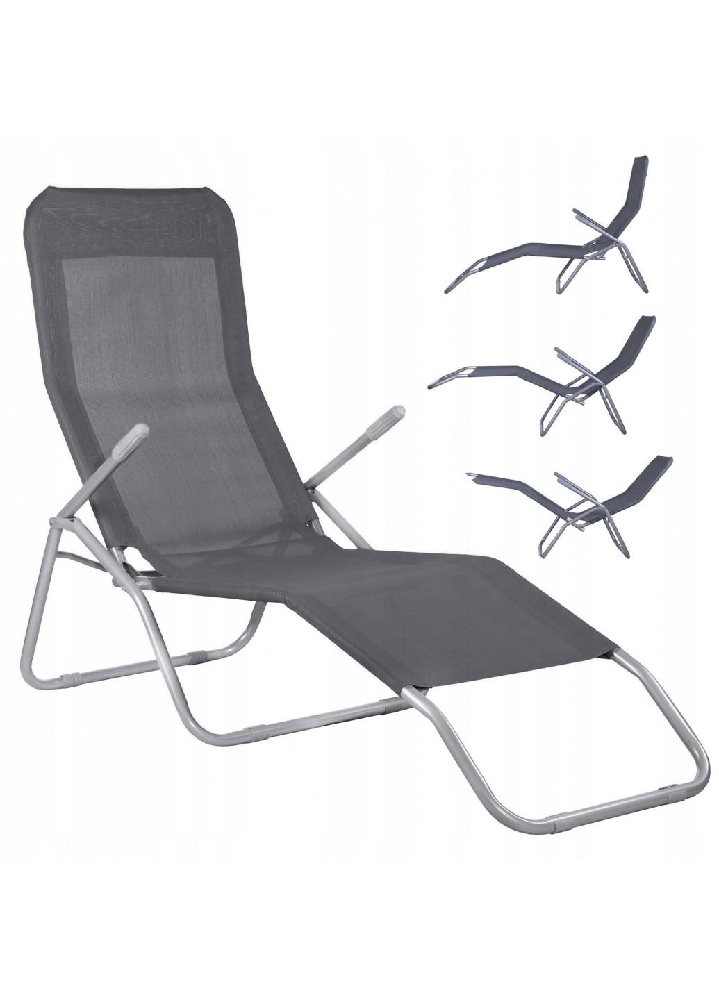Шезлонг (лежак) для пляжу, тераси і саду Springos GC0016