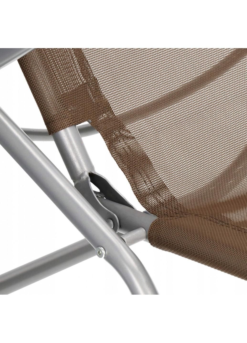 Шезлонг (лежак) для пляжу, тераси і саду Springos GC0048