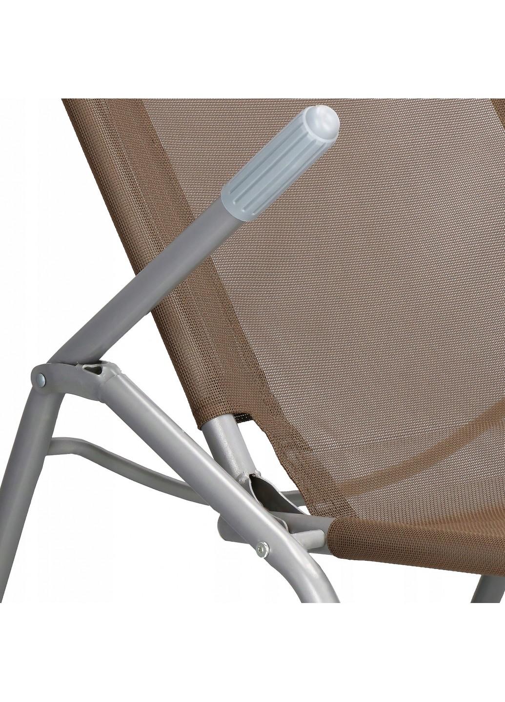 Шезлонг (лежак) для пляжу, тераси і саду Springos GC0048