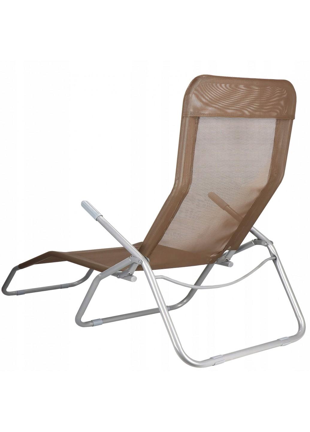 Шезлонг (лежак) для пляжу, тераси і саду Springos GC0048