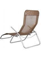 Шезлонг (лежак) для пляжу, тераси і саду Springos GC0048