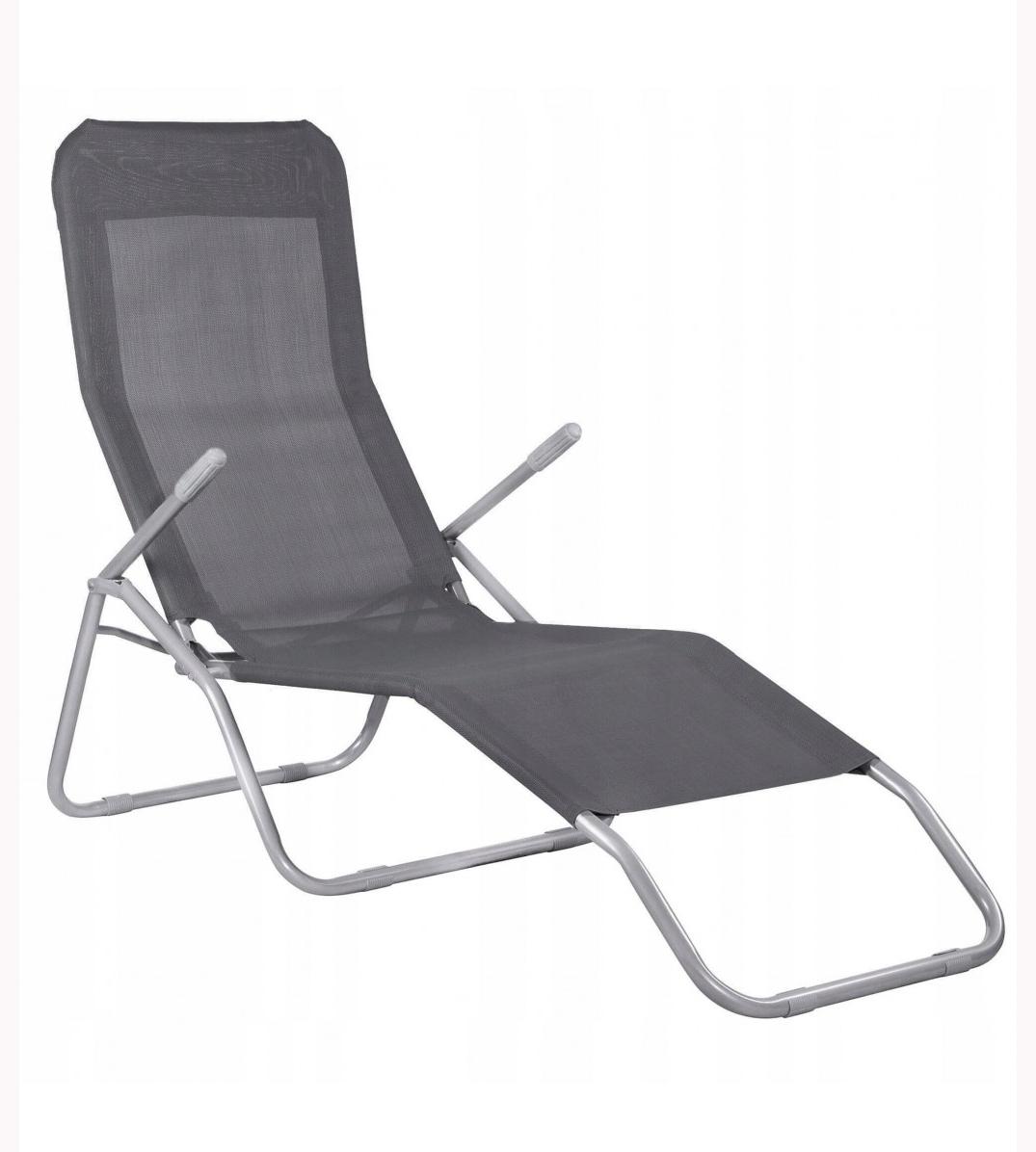 Шезлонг (лежак) для пляжу, тераси і саду Springos GC0016