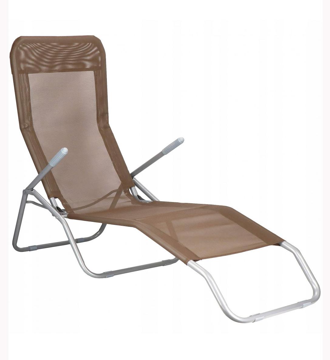 Шезлонг (лежак) для пляжу, тераси і саду Springos GC0048