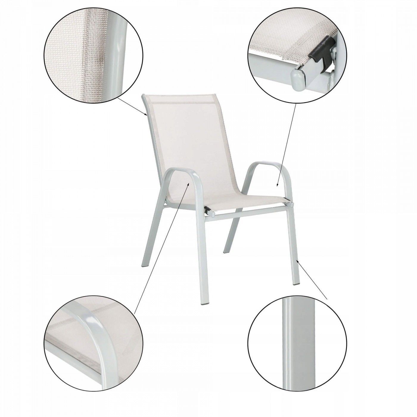 Крісло садове Springos для балкону і тераси GC0035