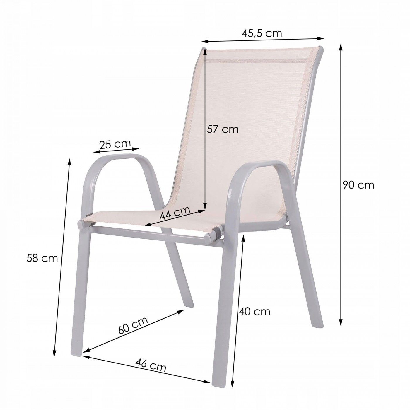 Крісло садове Springos для балкону і тераси GC0019