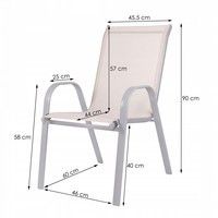 Крісло садове Springos для балкону і тераси GC0019