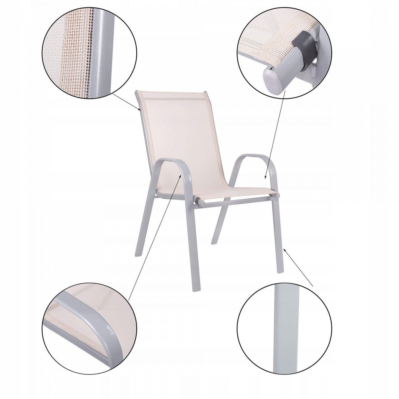 Крісло садове Springos для балкону і тераси GC0019