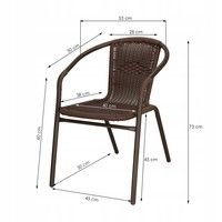 Крісло садове Springos для балкону і тераси GF1022