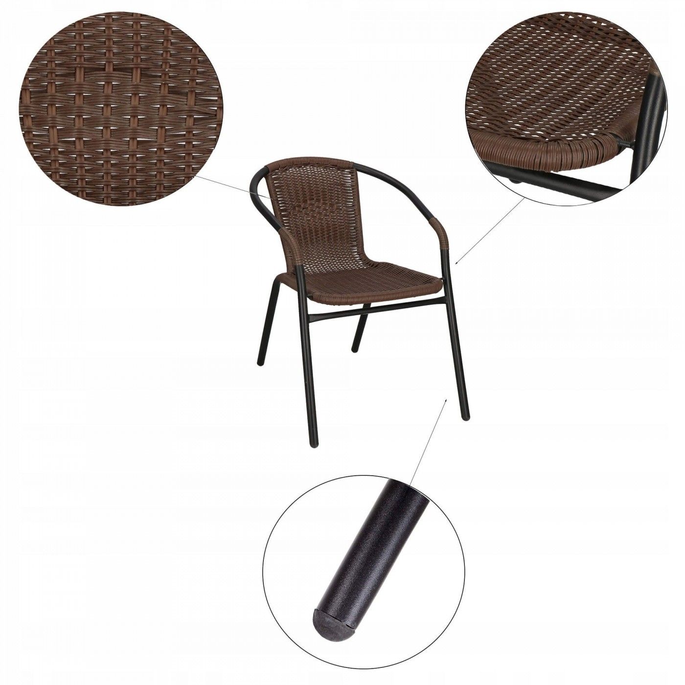 Крісло садове Springos для балкону і тераси GF1029