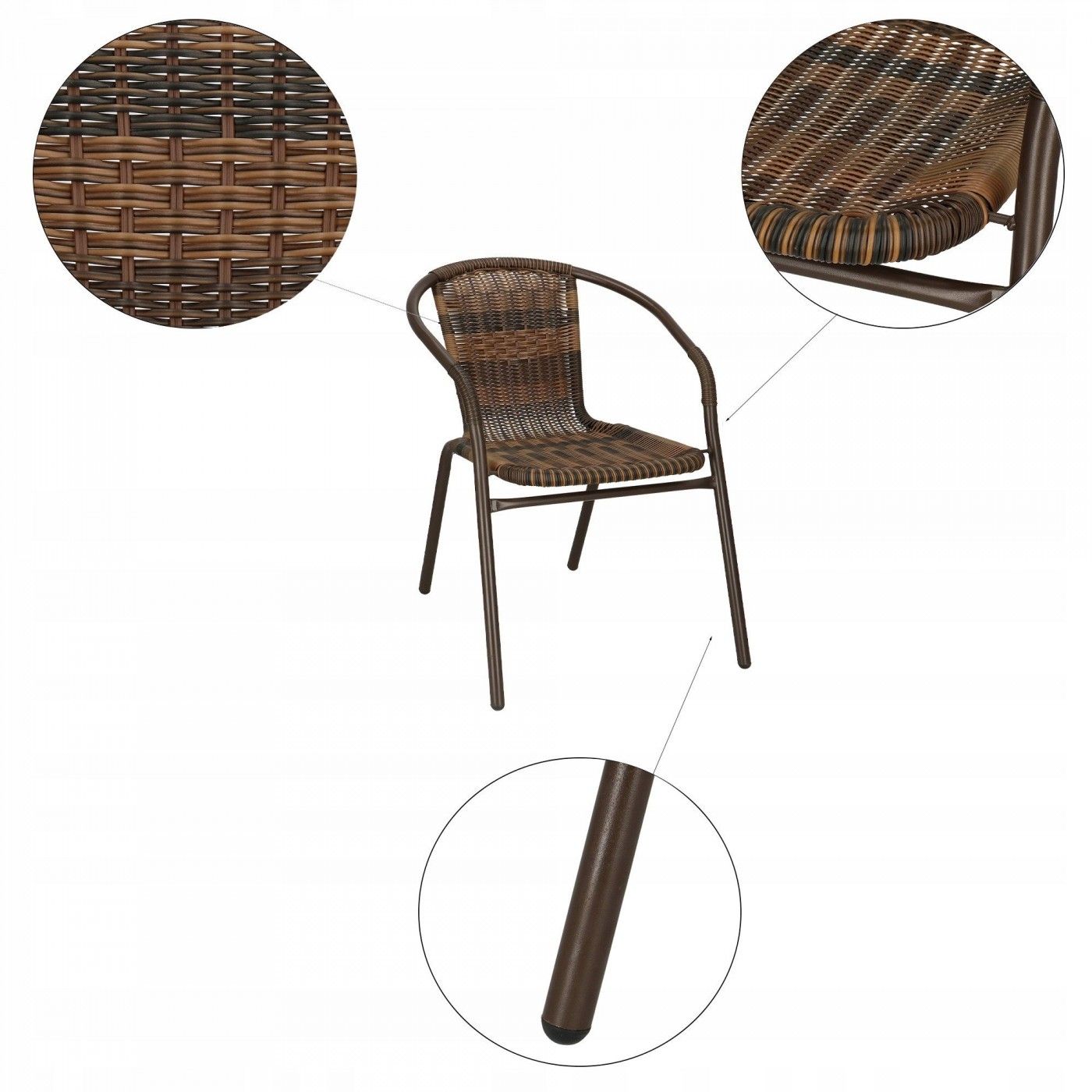 Крісло садове Springos для балкону і тераси GF1030