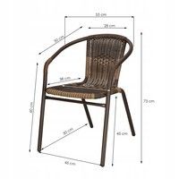 Крісло садове Springos для балкону і тераси GF1031