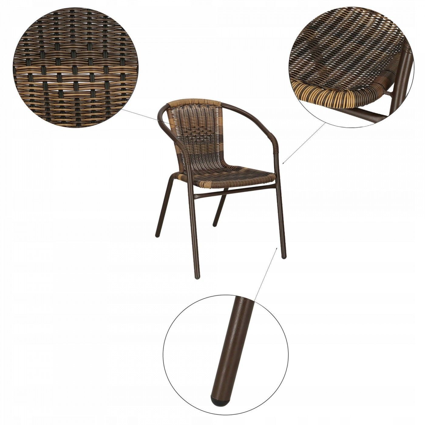 Крісло садове Springos для балкону і тераси GF1031