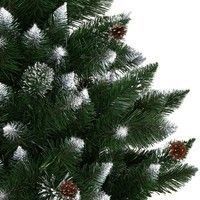 Штучна ялинка Springos 150 см кавказька засніжена з шишками Premium CT0053