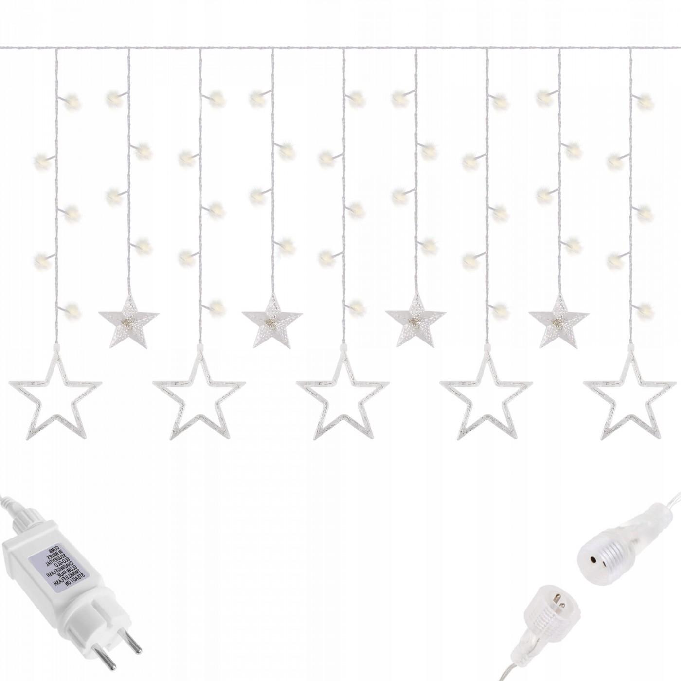 Гірлянда бахрома вулична (зовнішня) Springos 2 м 92 LED CL4010 Warm White