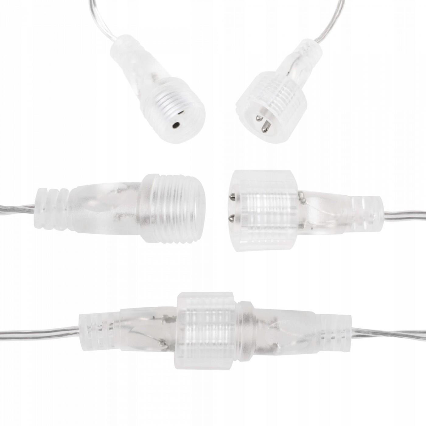 Гірлянда бахрома вулична (зовнішня) Springos 2 м 92 LED CL4010 Warm White