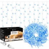 Гірлянда бахрома вулична (зовнішня) Springos 20 м 500 LED + Flash CL0518 Blue