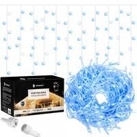 Гірлянда бахрома вулична (зовнішня) Springos 12 м 300 LED + Flash CL0318 Blue