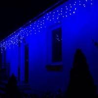 Гірлянда бахрома вулична (зовнішня) Springos 8 м 200 LED CL0202 Blue