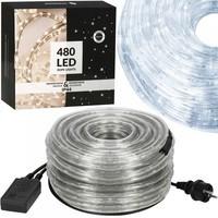 Гірлянда дюралайт вулична (зовнішня) Springos Rope Lights 20 м 480 LED CL1205 Cold White